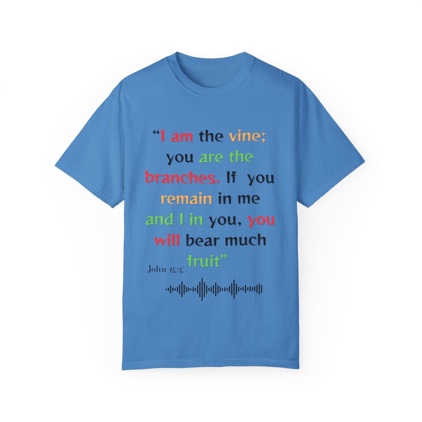 Inspirational Bible Verse Unisex Garment-Dyed T-Shirt