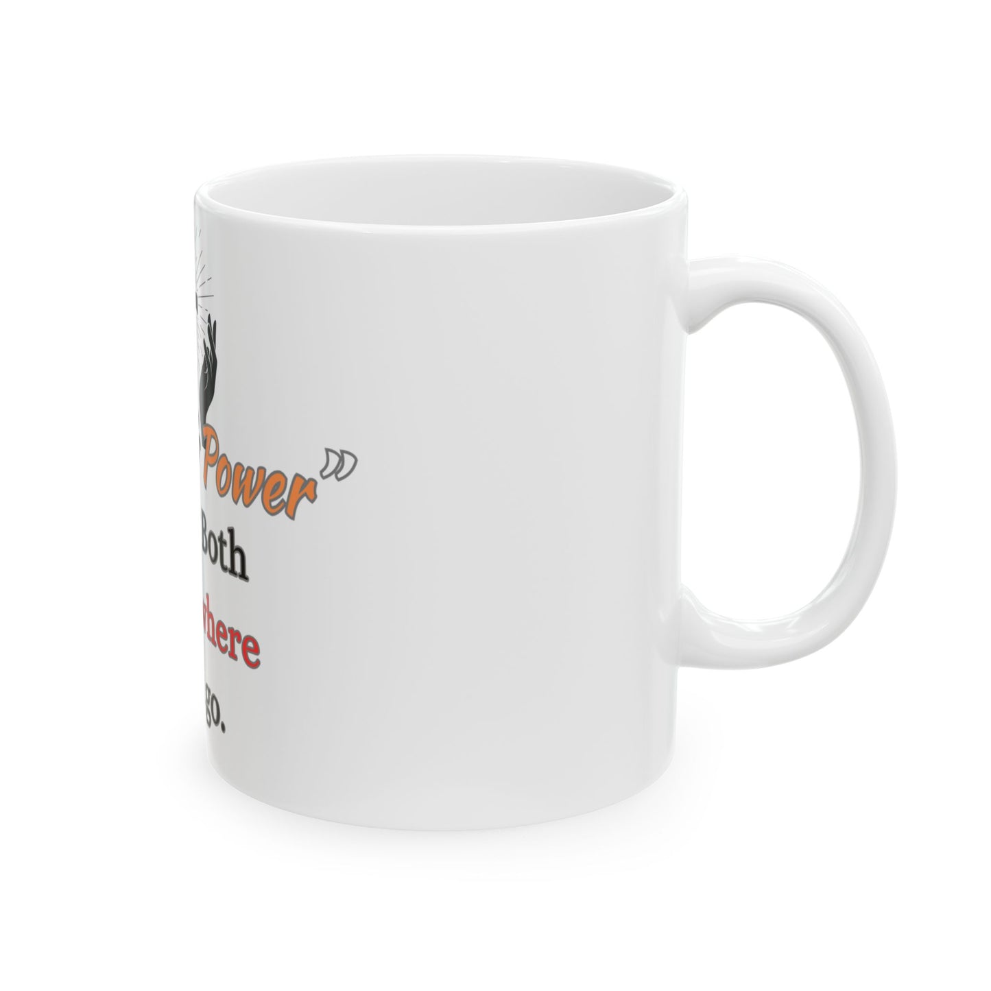 Inspirational Ceramic Mug - "Praise & Power" - 11oz & 15oz