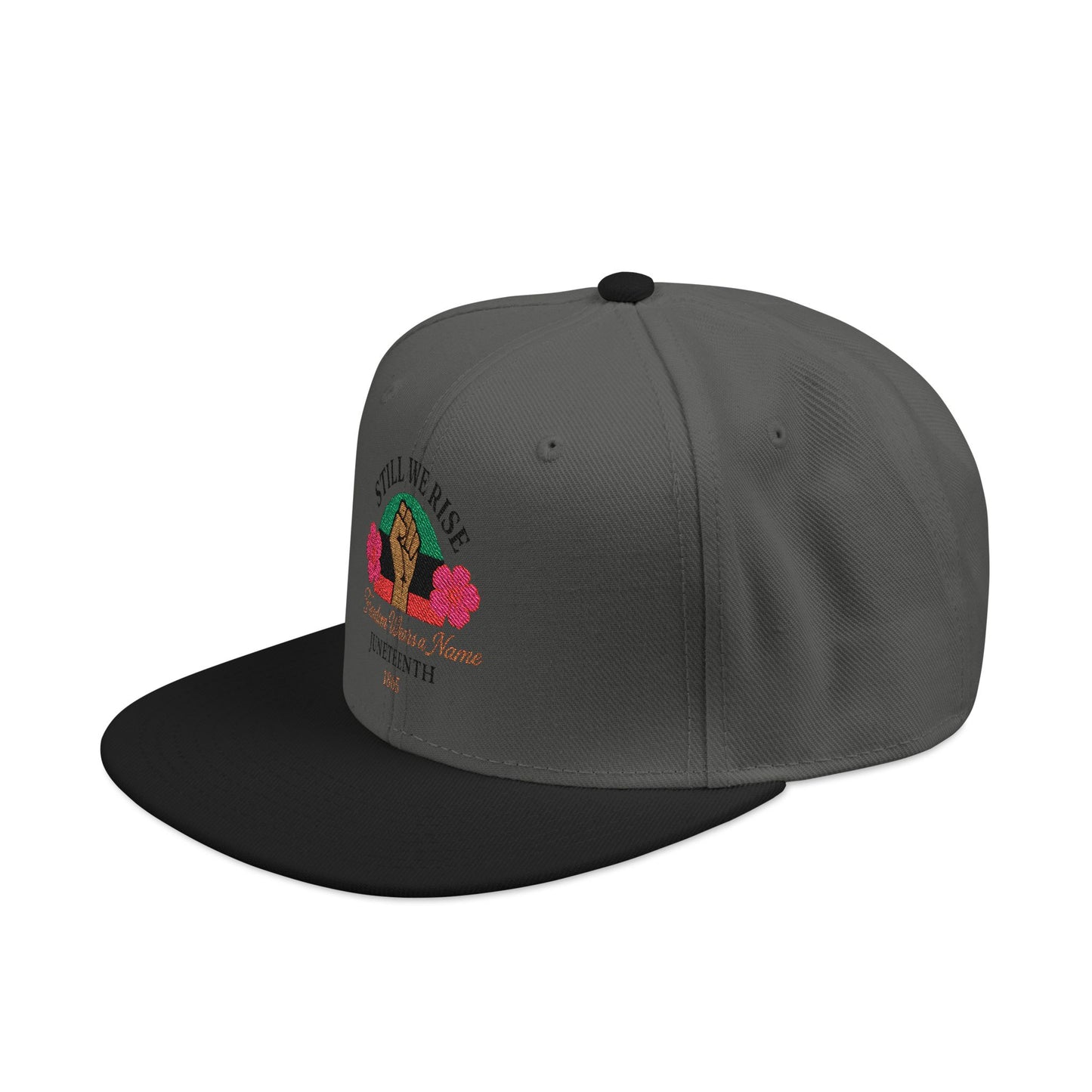 Empowering Juneteenth Snapback Hat, Still We Rise Cap