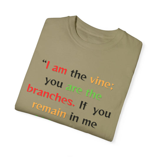 Inspirational Bible Verse Unisex Garment-Dyed T-Shirt