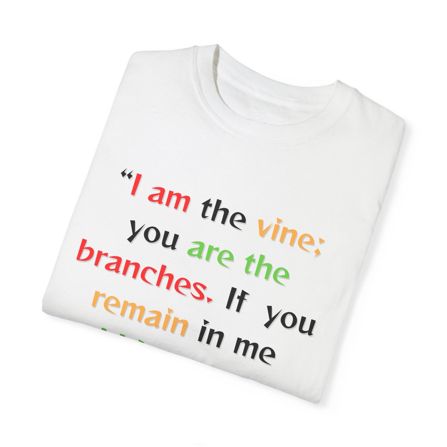Inspirational Bible Verse Unisex Garment-Dyed T-Shirt