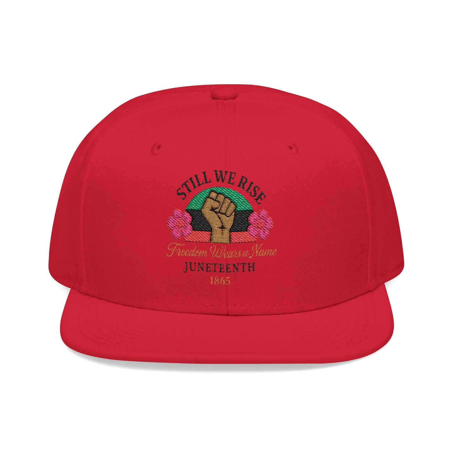 Empowering Juneteenth Snapback Hat, Still We Rise Cap