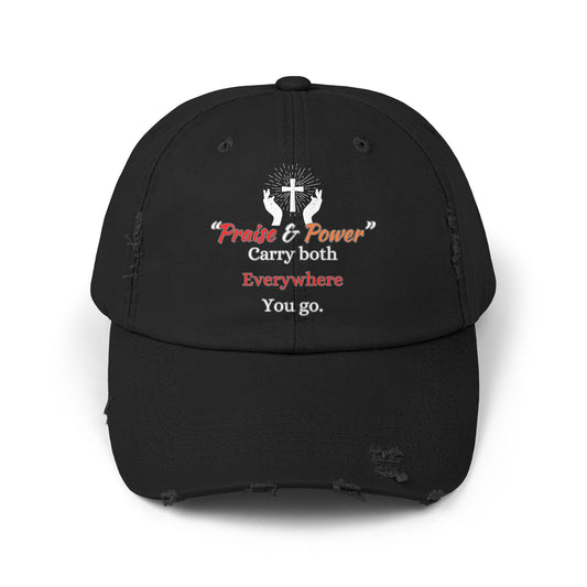 "Praise & Power" Inspirational Hat for Faith and Everyday Wear