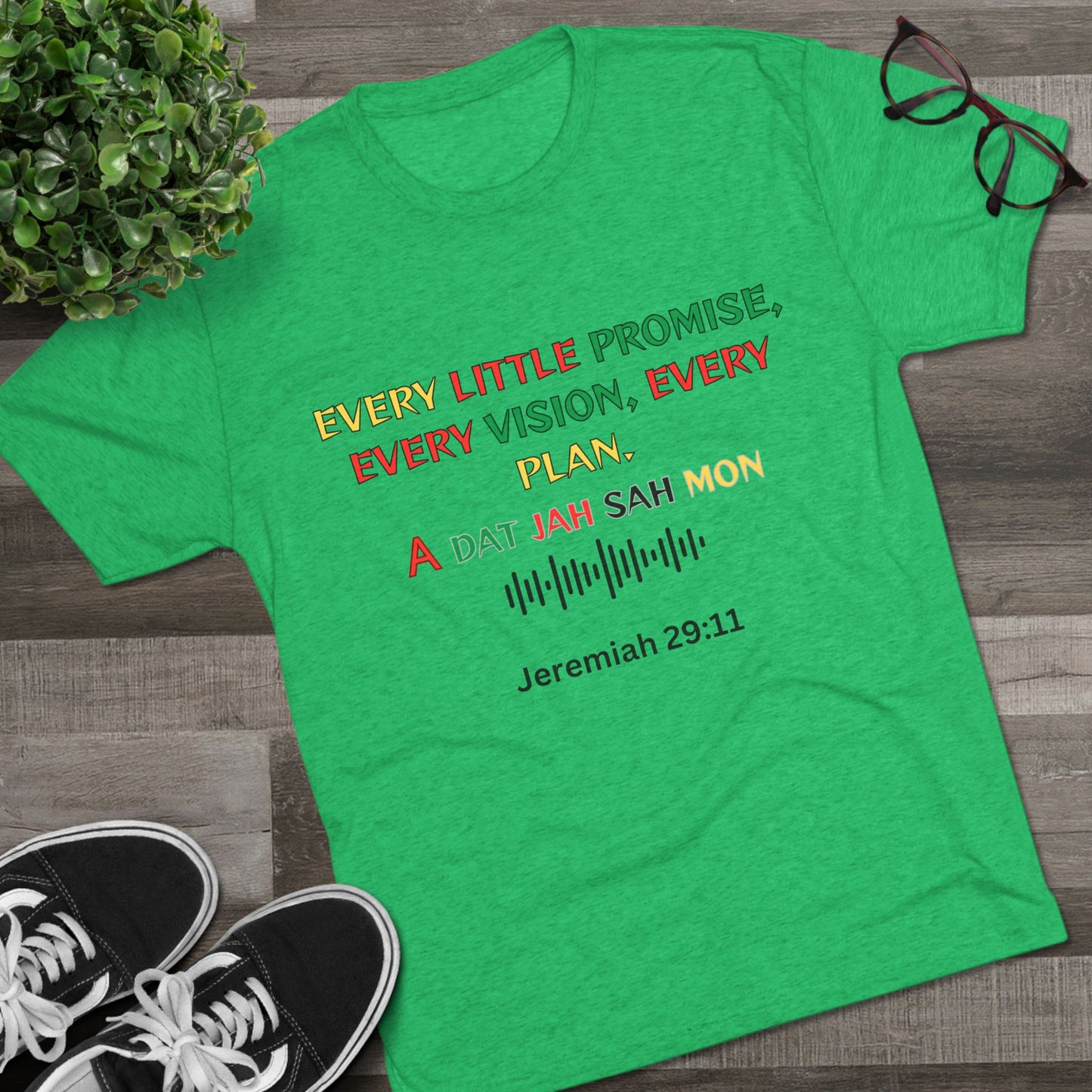 Inspirational Unisex Crew Tee - Every little promise