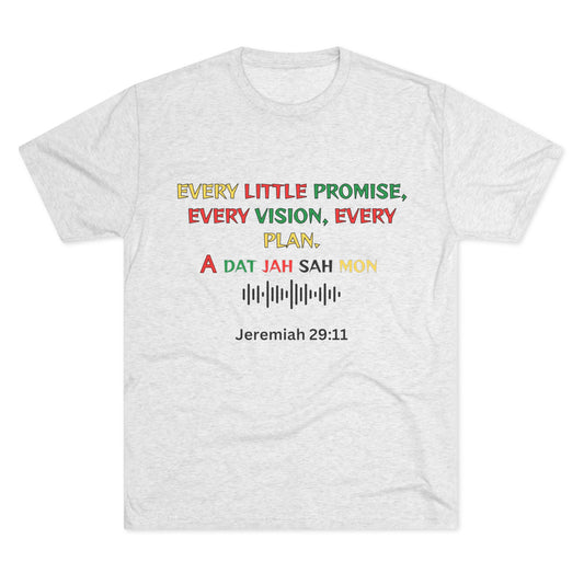 Inspirational Unisex Crew Tee - Every little promise