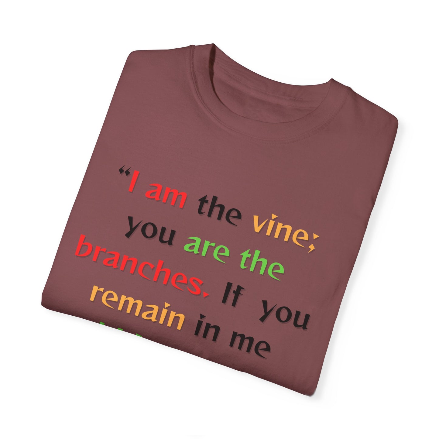 Inspirational Bible Verse Unisex Garment-Dyed T-Shirt