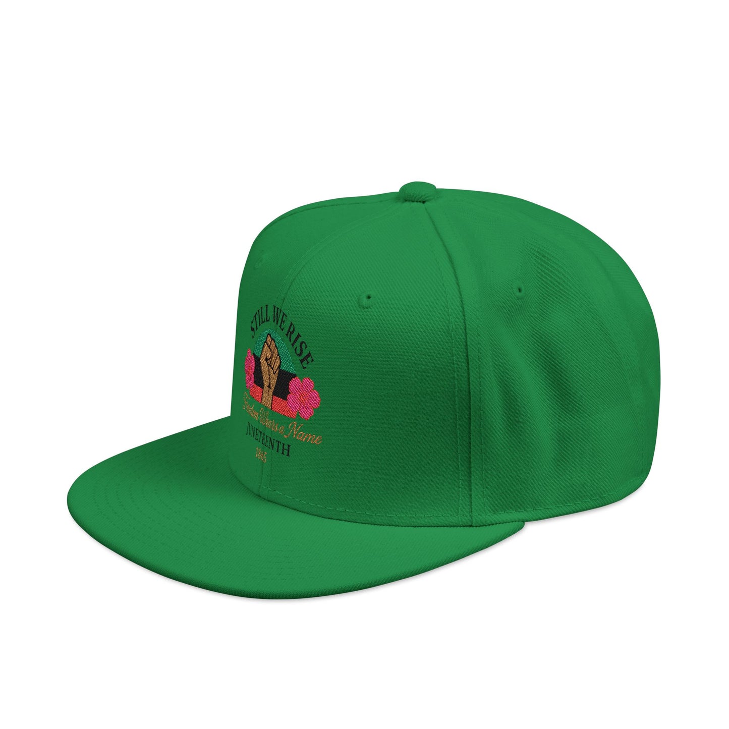 Empowering Juneteenth Snapback Hat, Still We Rise Cap