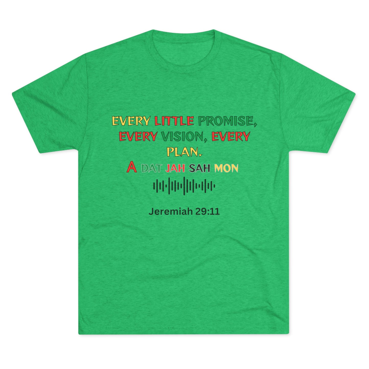 Inspirational Unisex Crew Tee - Every little promise