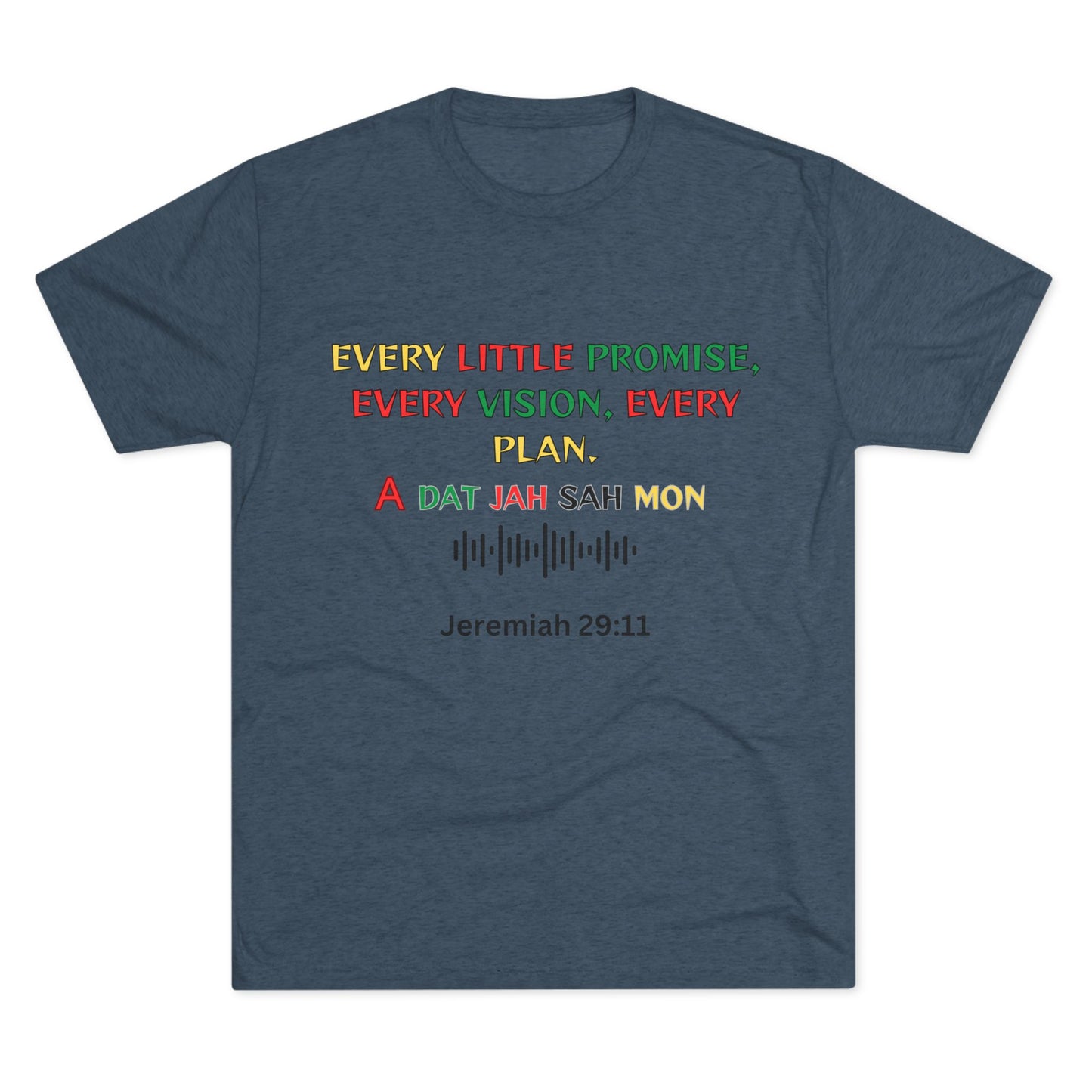 Inspirational Unisex Crew Tee - Every little promise