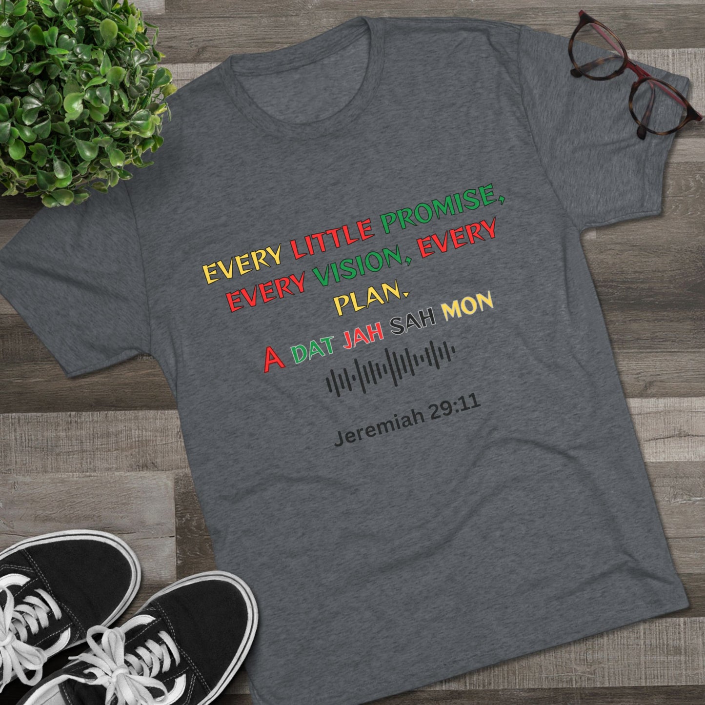 Inspirational Unisex Crew Tee - Every little promise