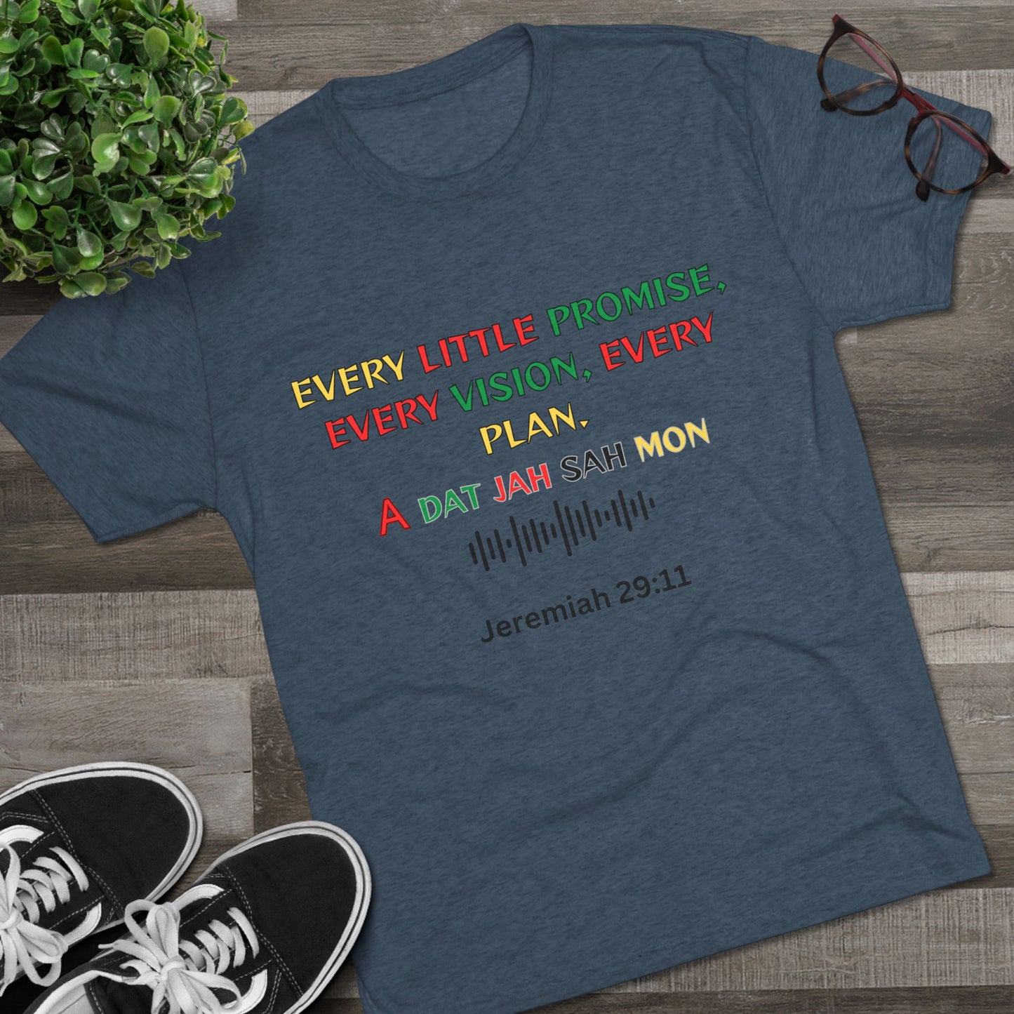 Inspirational Unisex Crew Tee - Every little promise