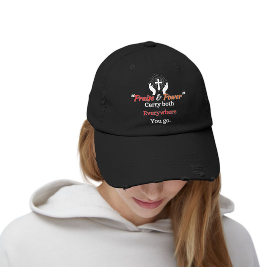 "Praise & Power" Inspirational Hat for Faith and Everyday Wear