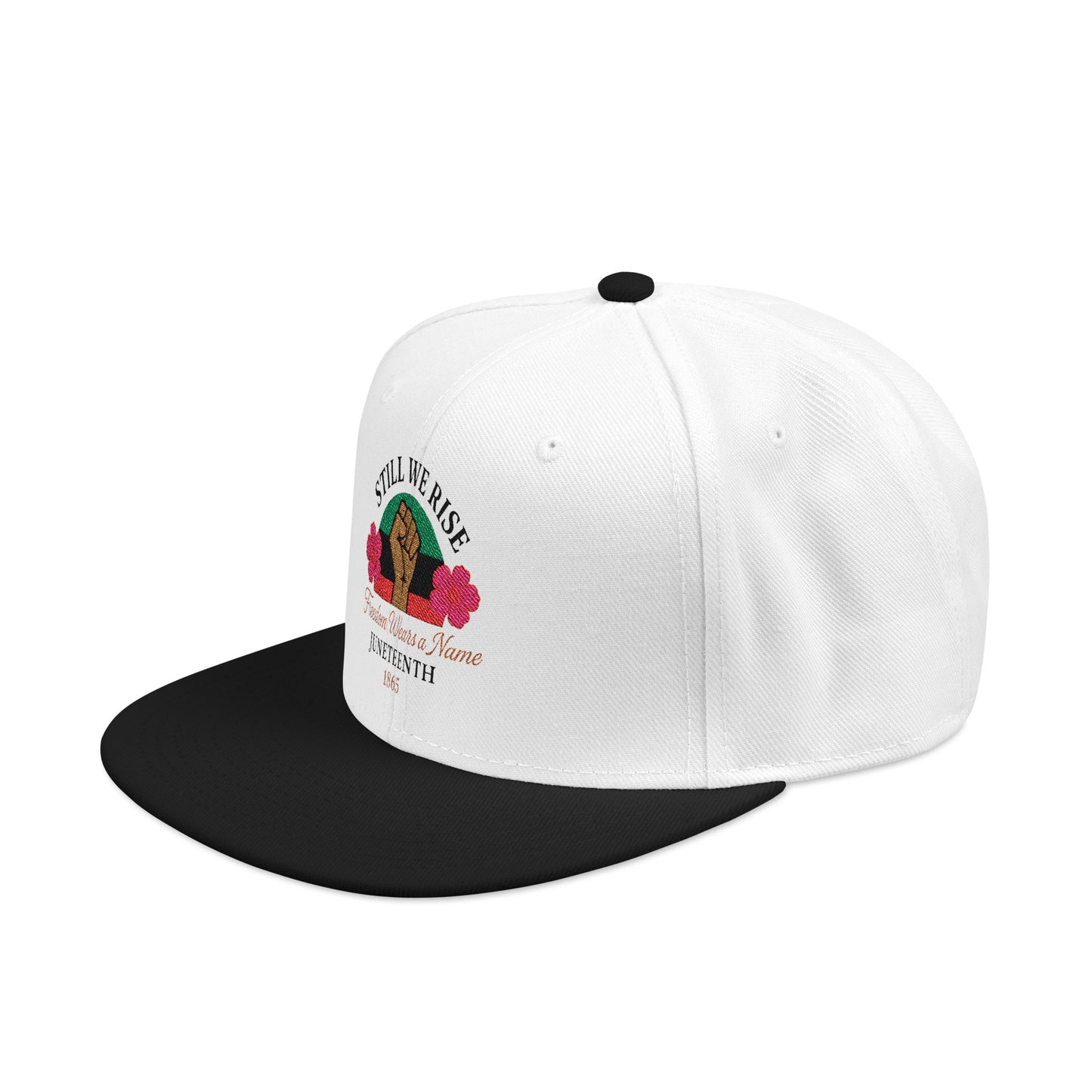 Empowering Juneteenth Snapback Hat, Still We Rise Cap