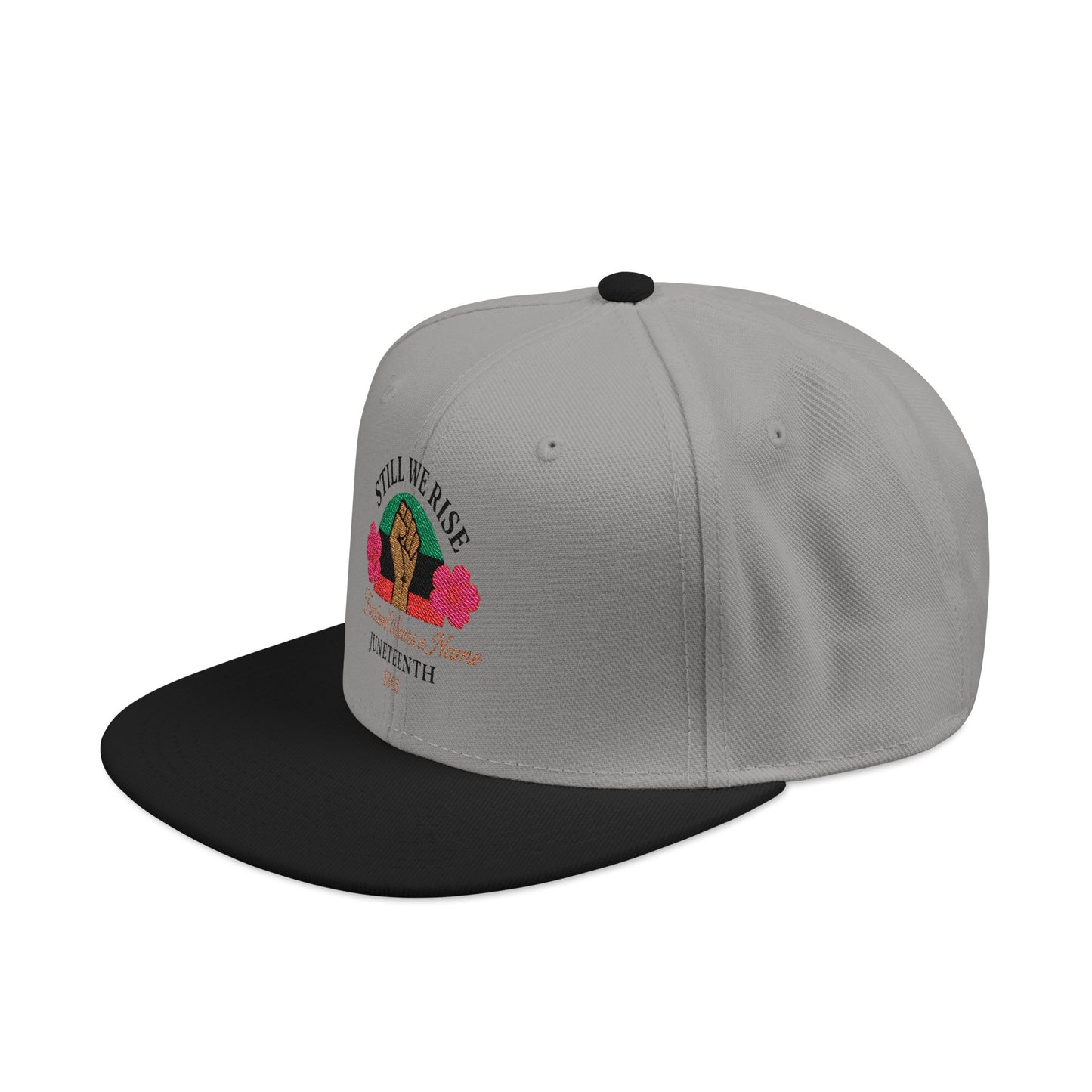 Empowering Juneteenth Snapback Hat, Still We Rise Cap