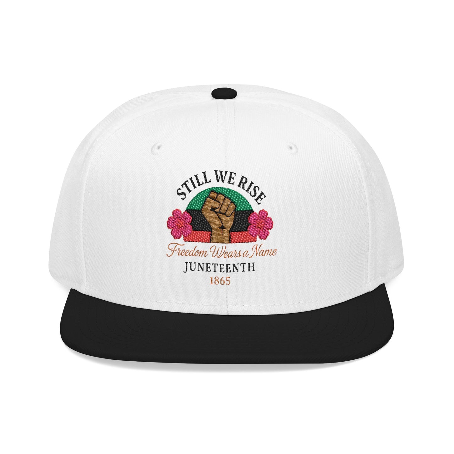 Empowering Juneteenth Snapback Hat, Still We Rise Cap