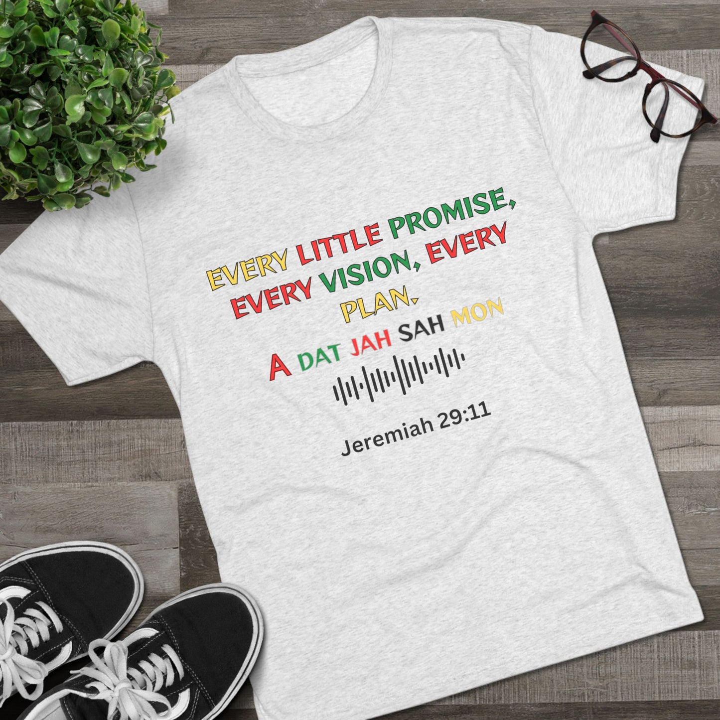 Inspirational Unisex Crew Tee - Every little promise