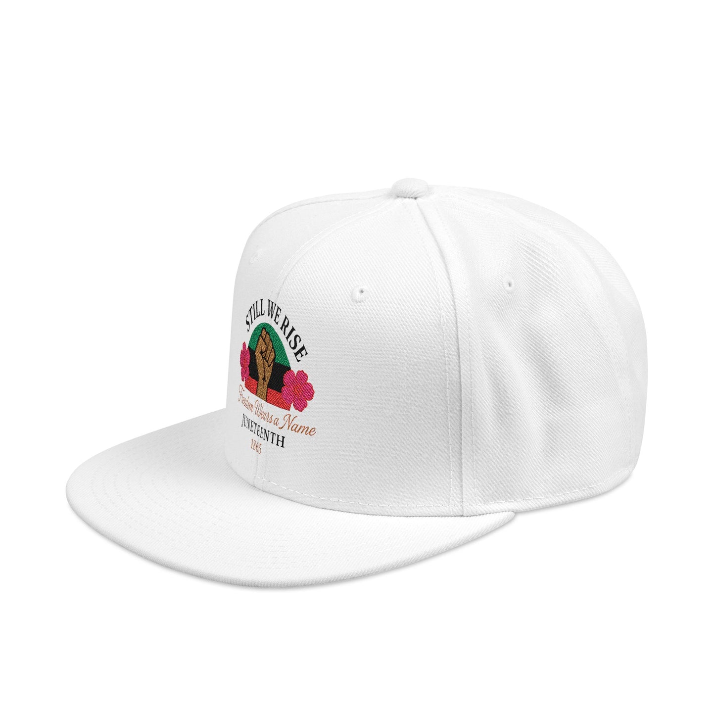 Empowering Juneteenth Snapback Hat, Still We Rise Cap