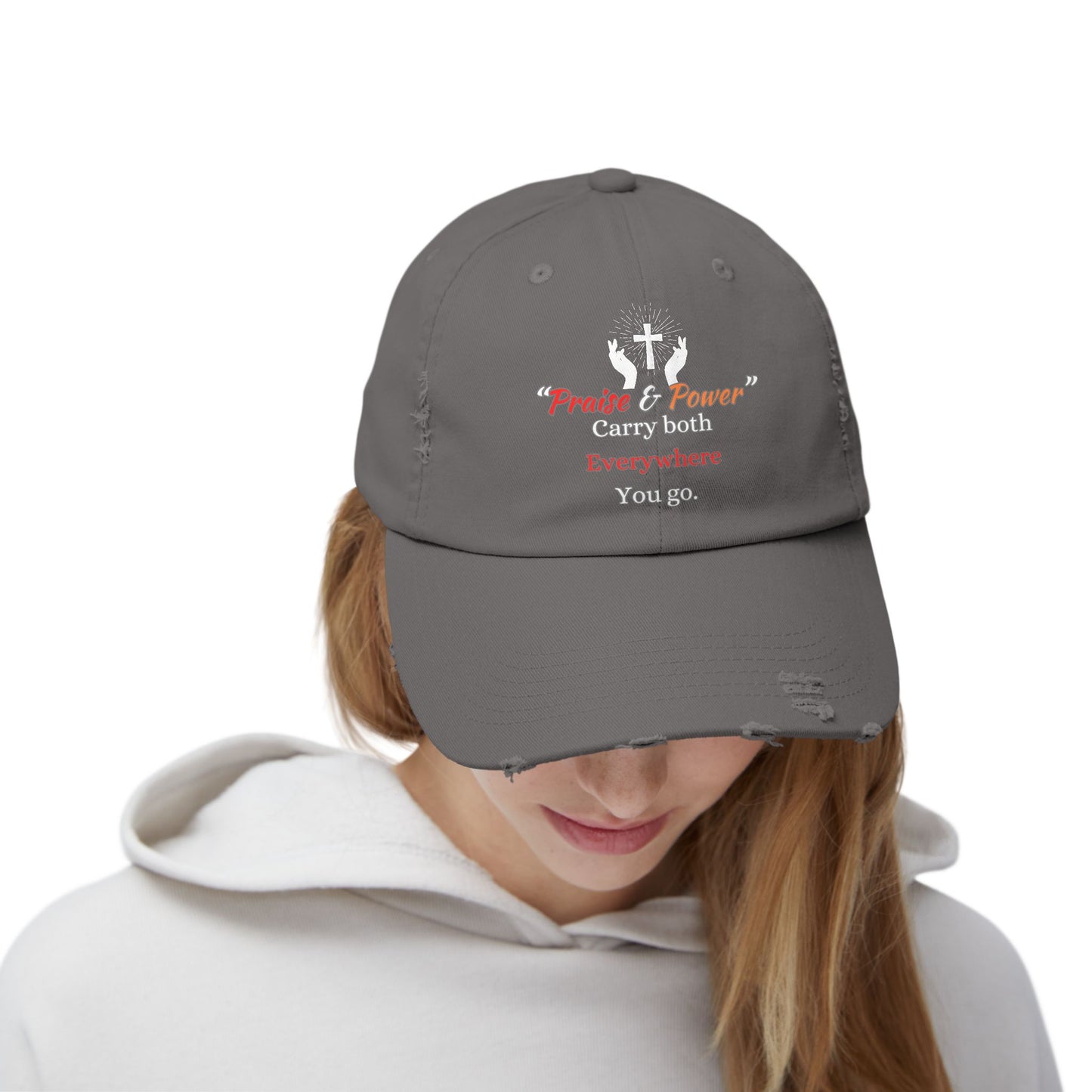 "Praise & Power" Inspirational Hat for Faith and Everyday Wear
