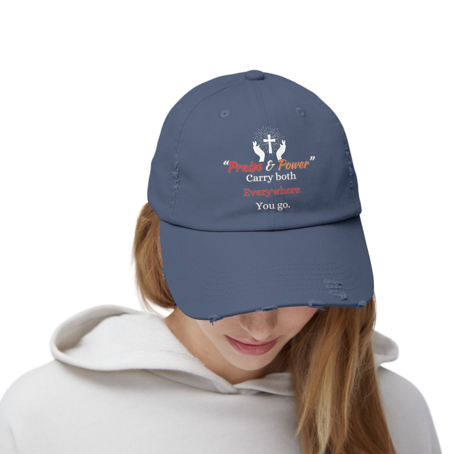 "Praise & Power" Inspirational Hat for Faith and Everyday Wear