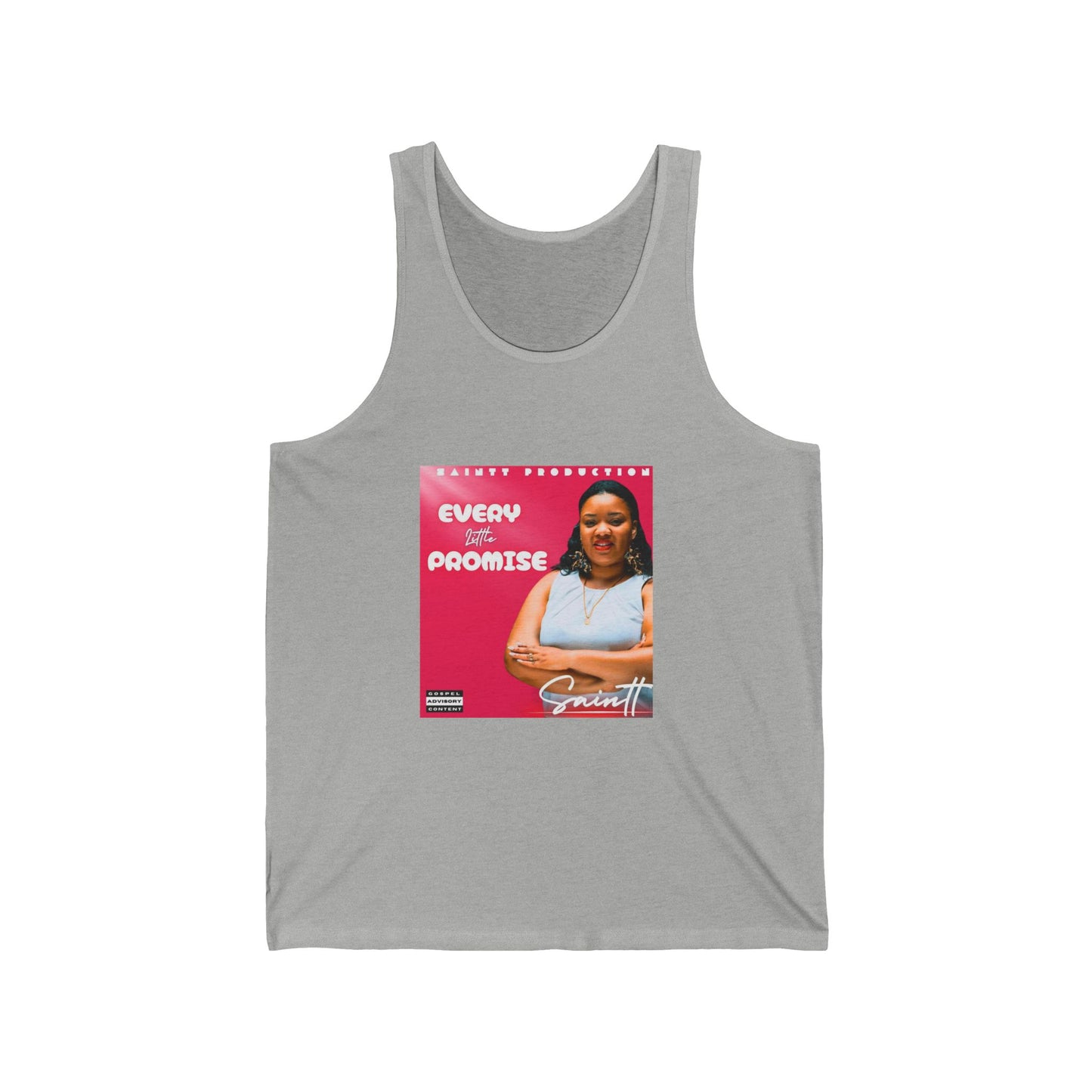 Unisex Jersey Tank - "Every Bit Promise" Graphic Tee