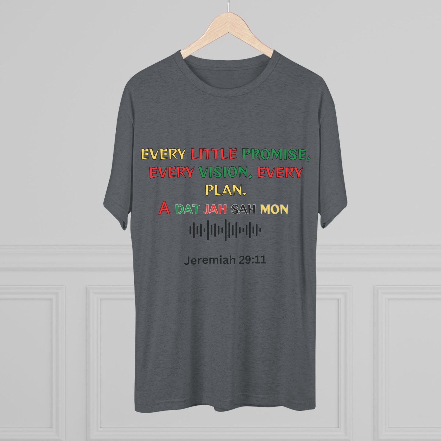 Inspirational Unisex Crew Tee - Every little promise