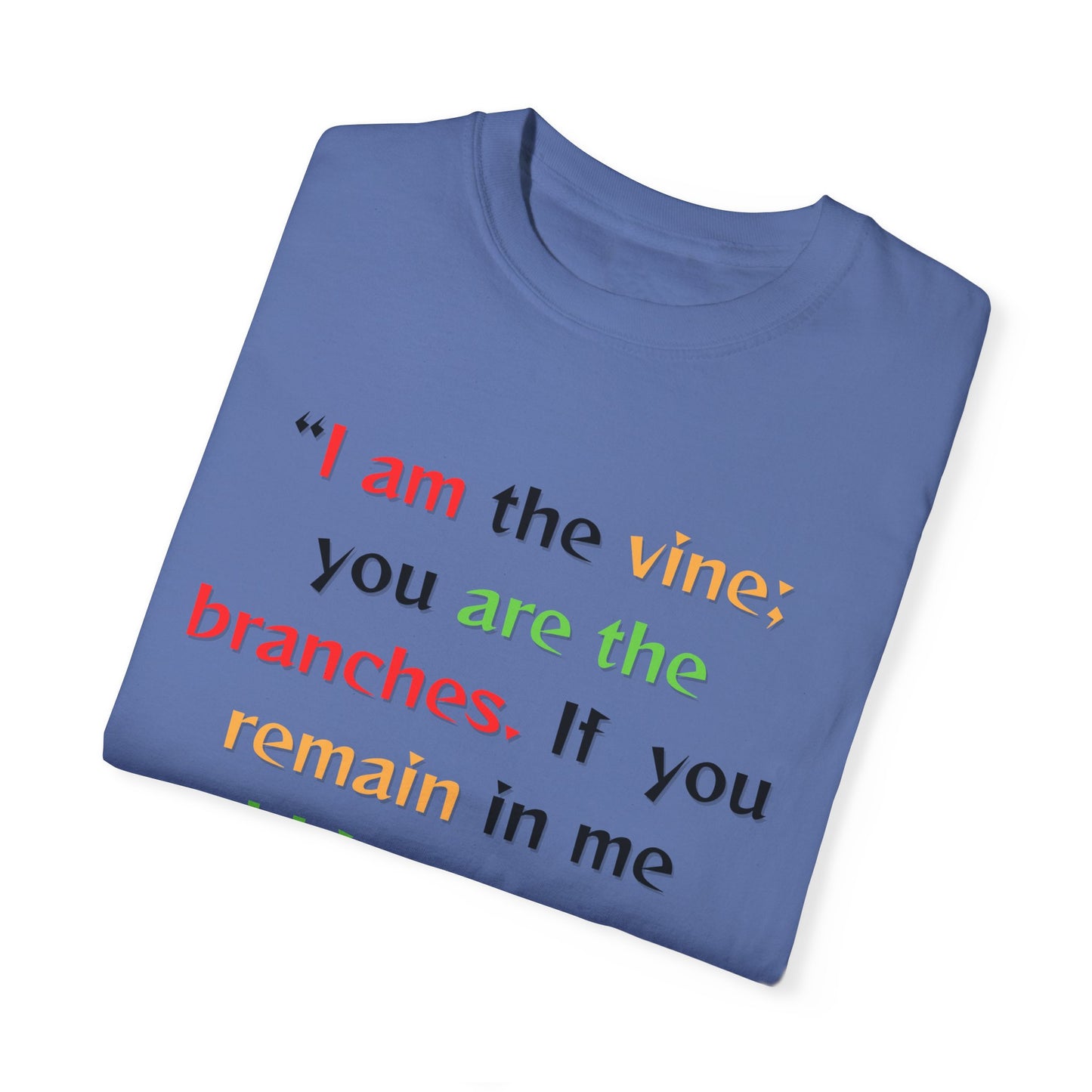 Inspirational Bible Verse Unisex Garment-Dyed T-Shirt
