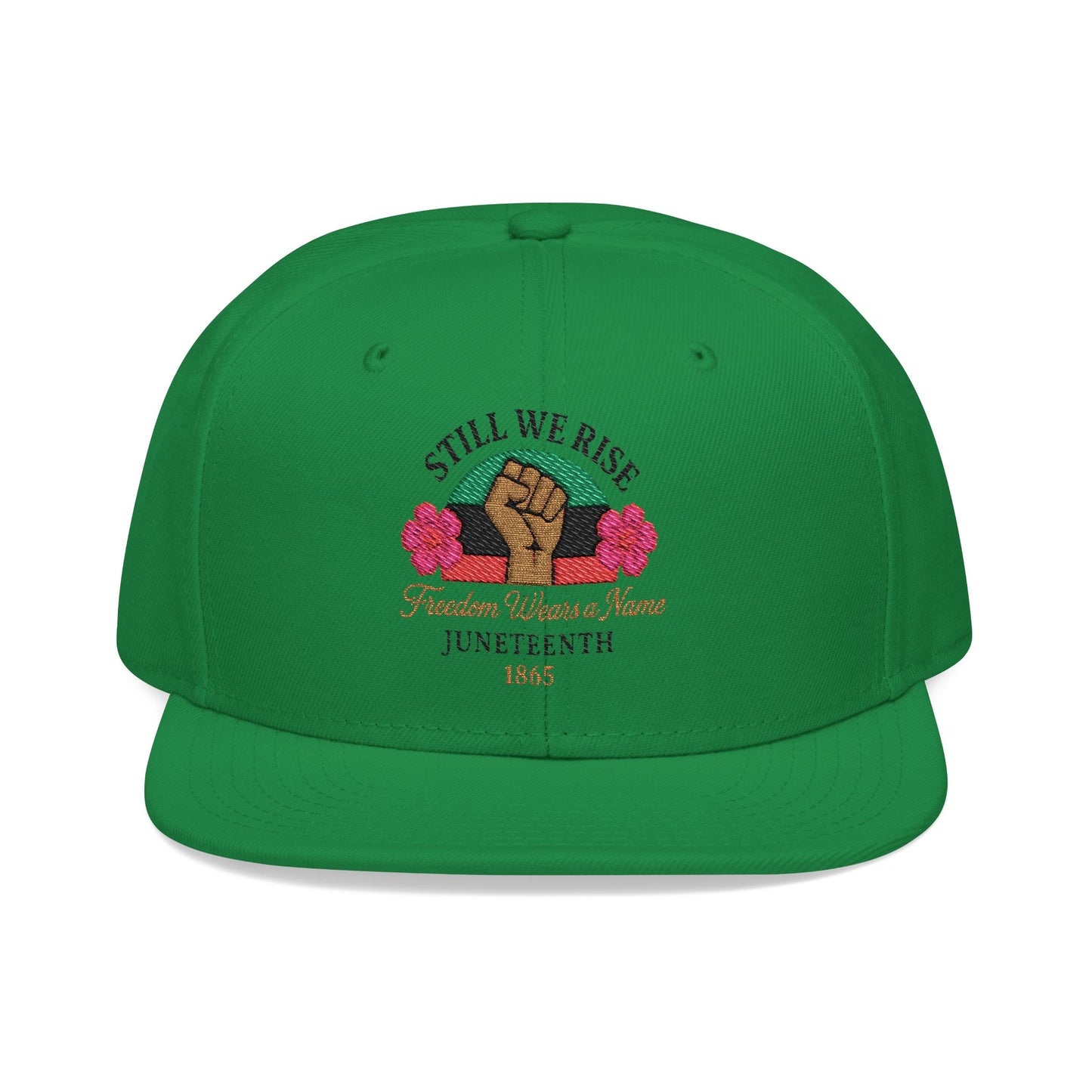 Empowering Juneteenth Snapback Hat, Still We Rise Cap