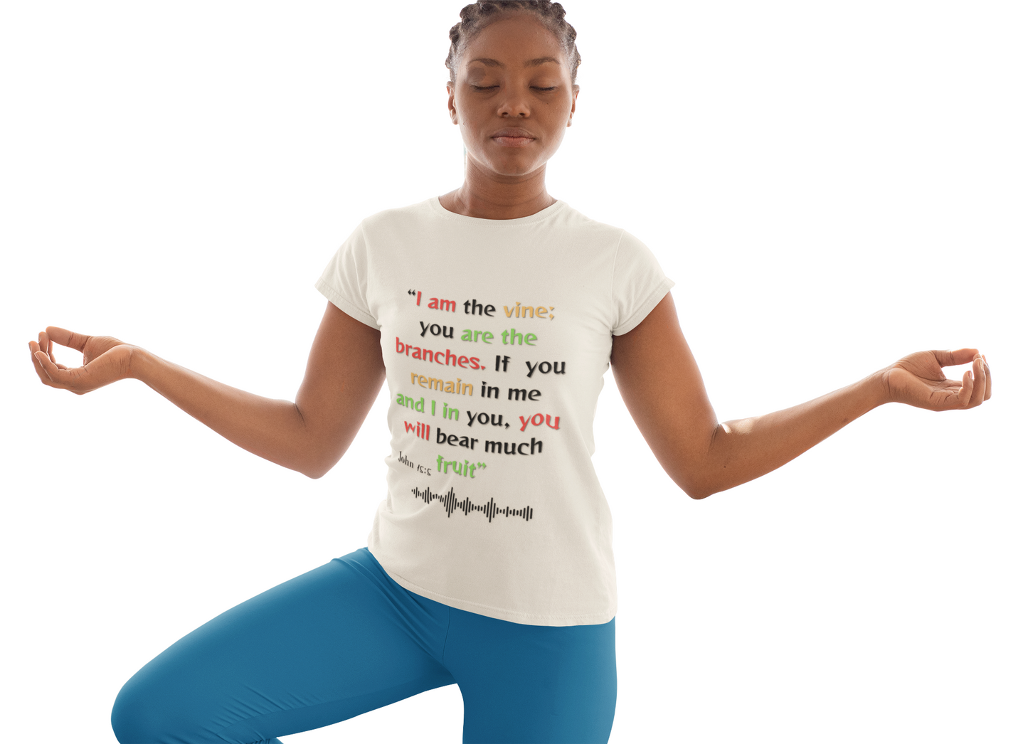 Inspirational Bible Verse Unisex Garment-Dyed T-Shirt
