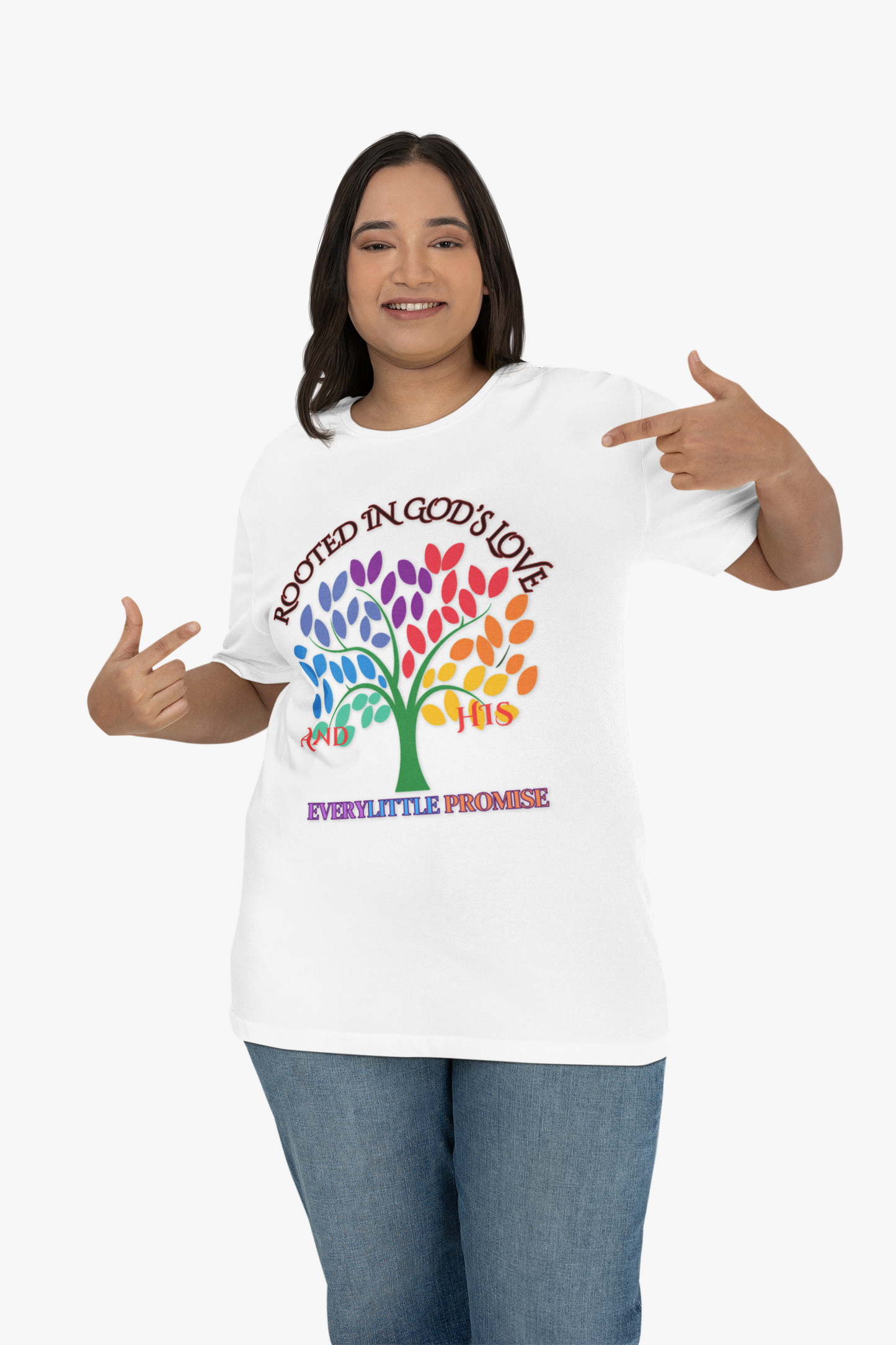 Rooted in God's Love T-Shirt - Unisex Garment-Dyed Tee for Spiritual Connection