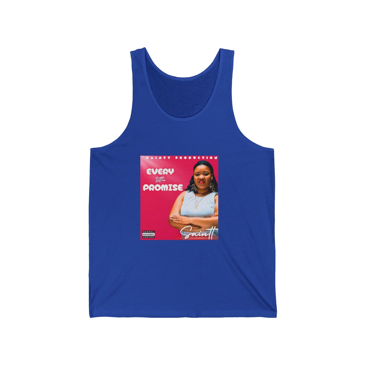 Unisex Jersey Tank - "Every Bit Promise" Graphic Tee