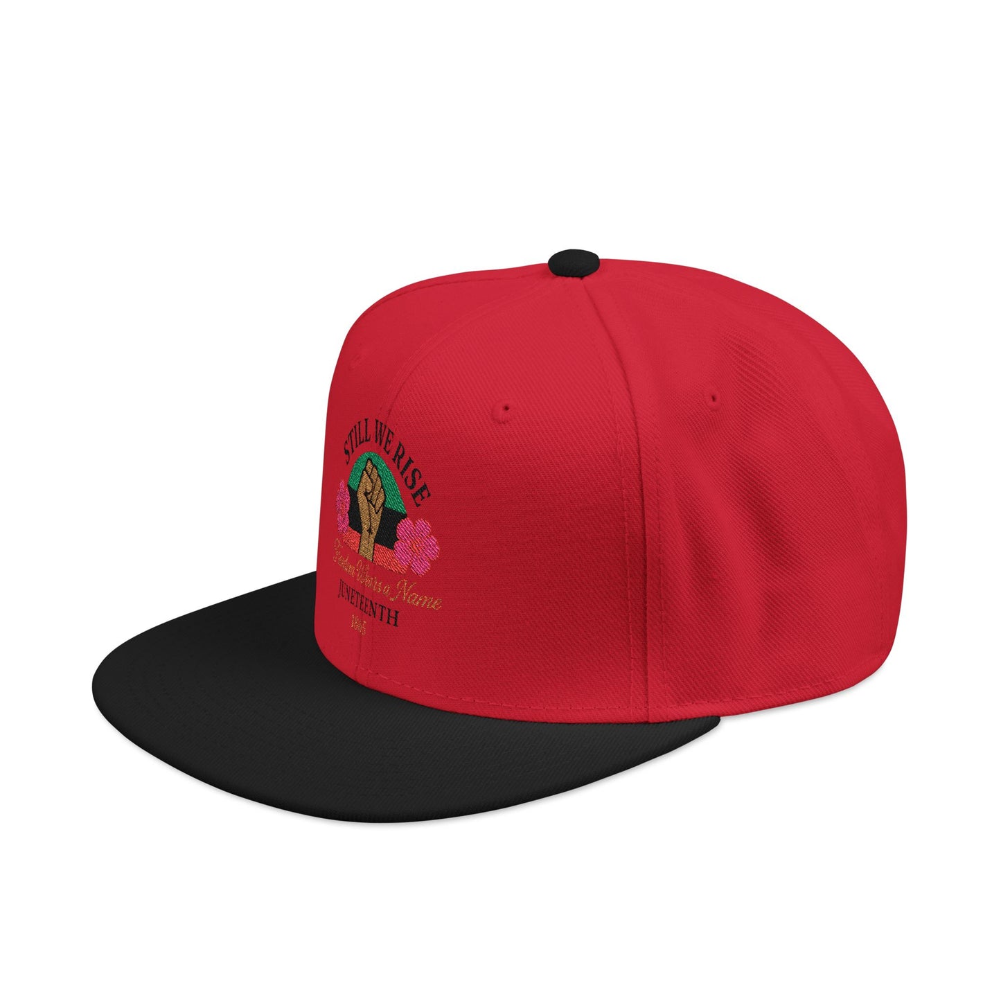 Empowering Juneteenth Snapback Hat, Still We Rise Cap