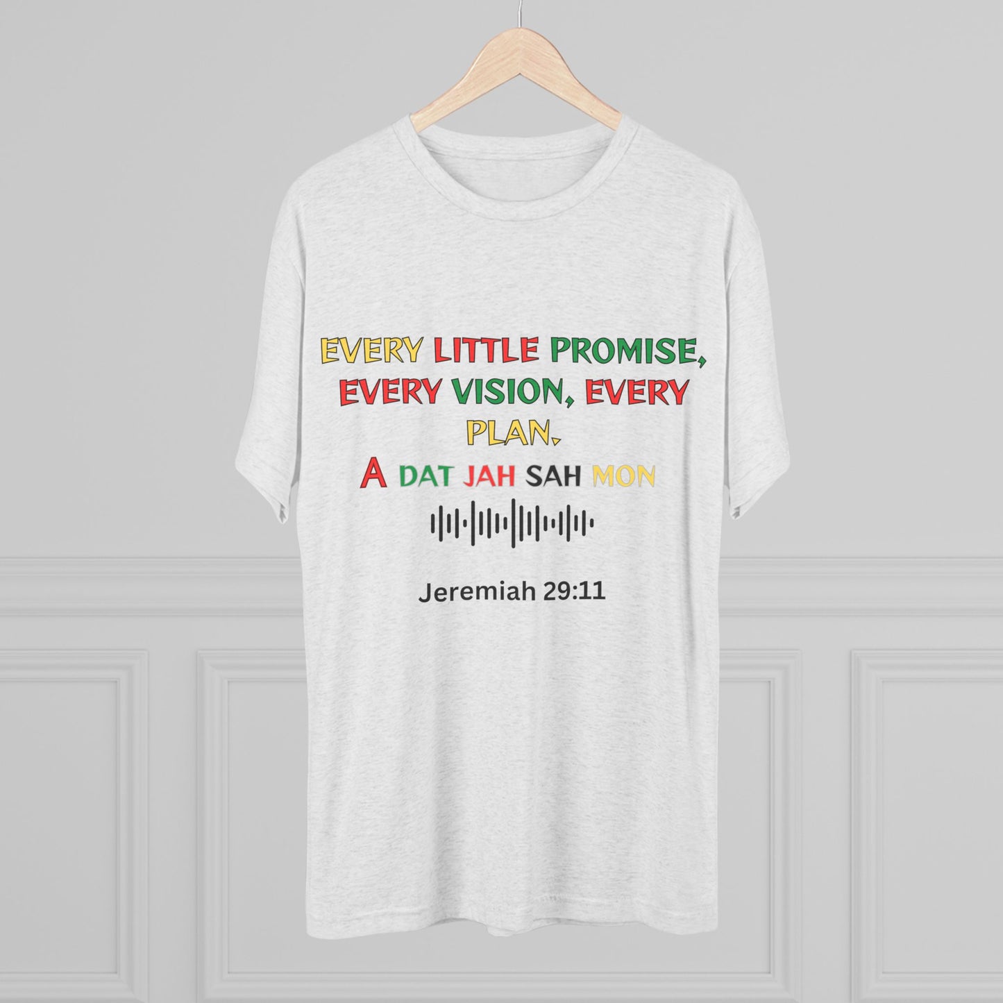 Inspirational Unisex Crew Tee - Every little promise