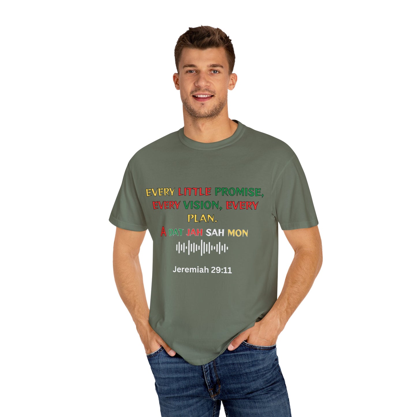 Inspired Unisex Garment-Dyed T-Shirt - Every little promise