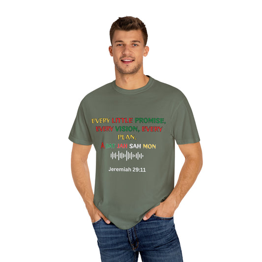 Inspired Unisex Garment-Dyed T-Shirt - Every little promise