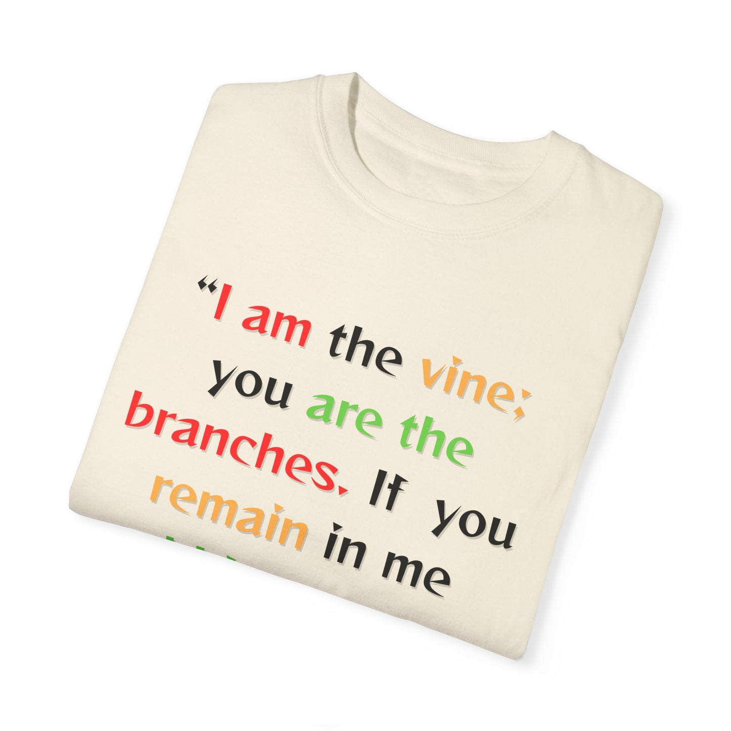 Inspirational Bible Verse Unisex Garment-Dyed T-Shirt