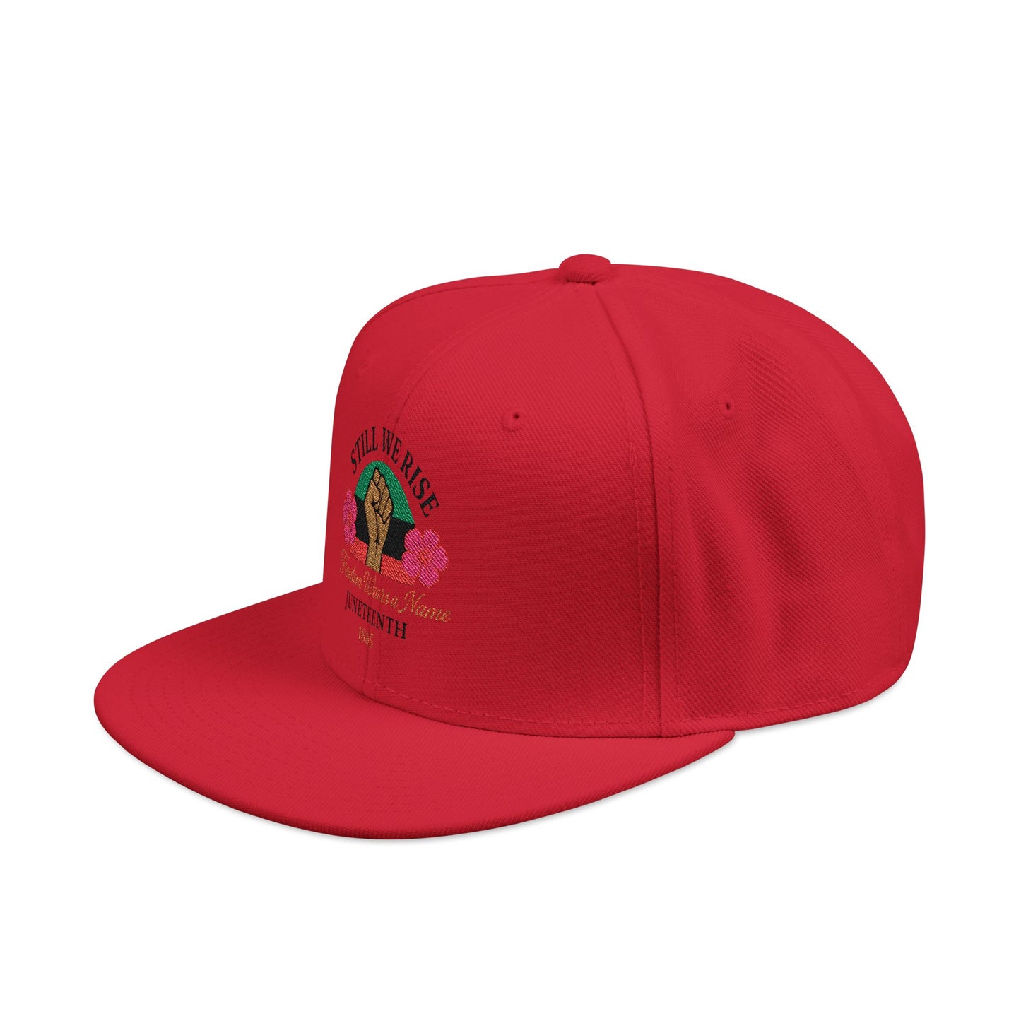 Empowering Juneteenth Snapback Hat, Still We Rise Cap