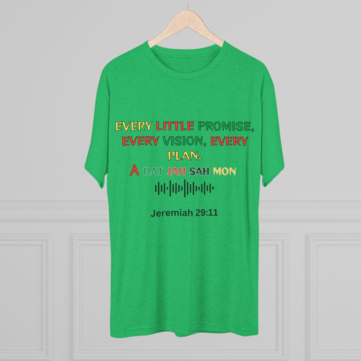 Inspirational Unisex Crew Tee - Every little promise