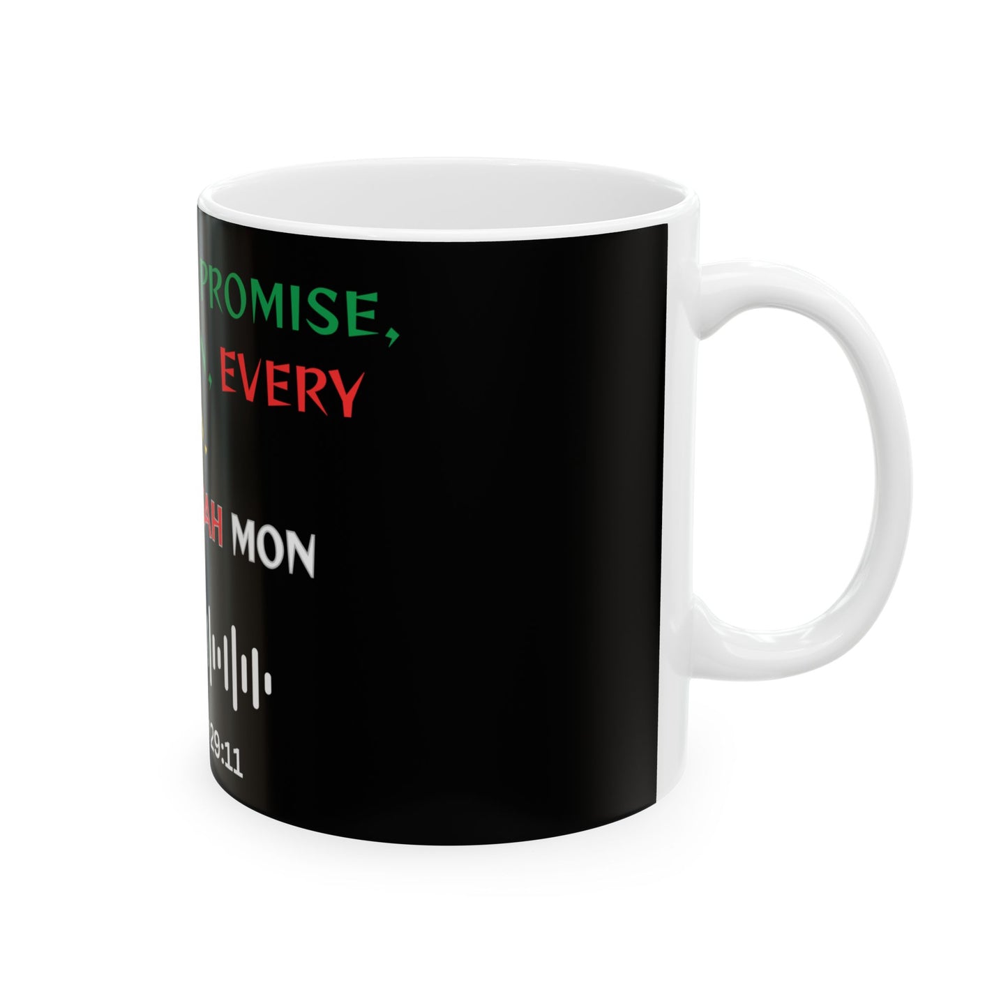 Inspirational Ceramic Mug - Jeremiah 29:11 Motivational Quote - 11oz & 15oz
