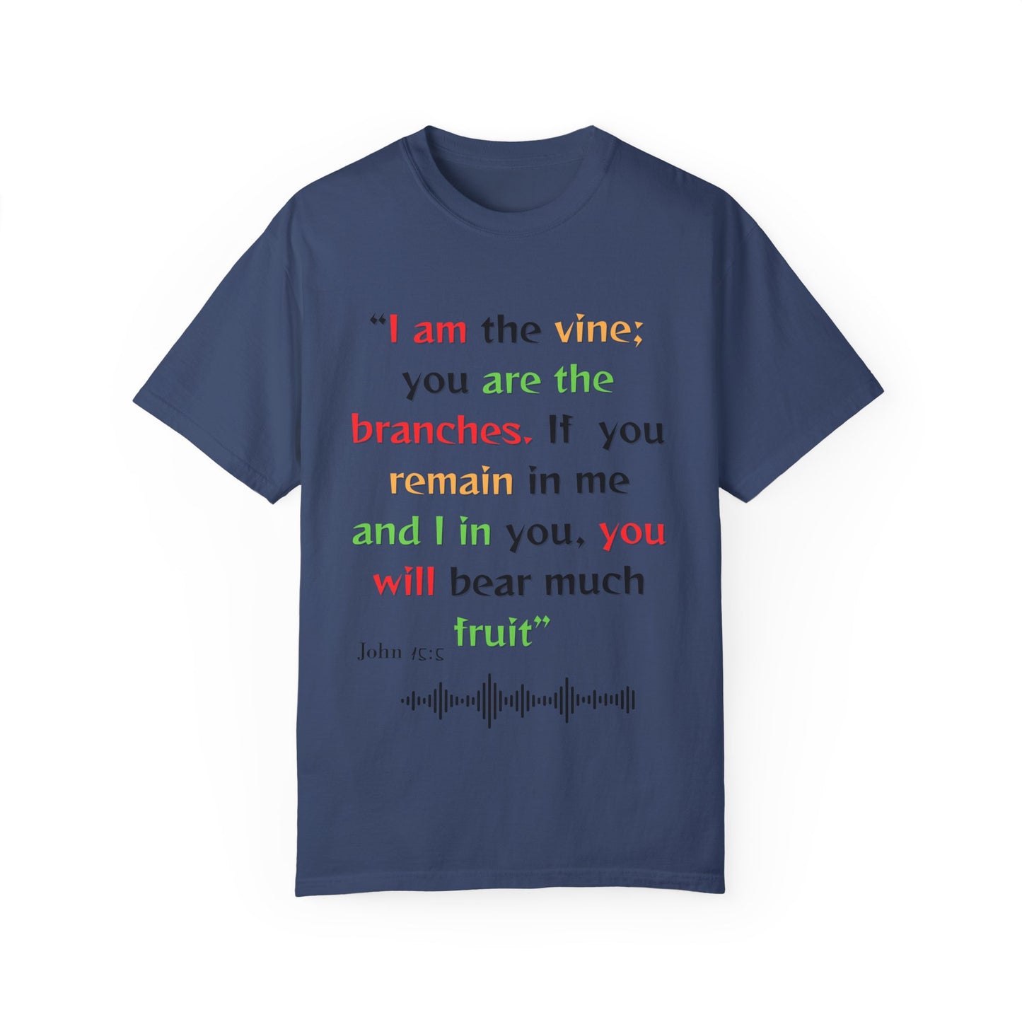 Inspirational Bible Verse Unisex Garment-Dyed T-Shirt