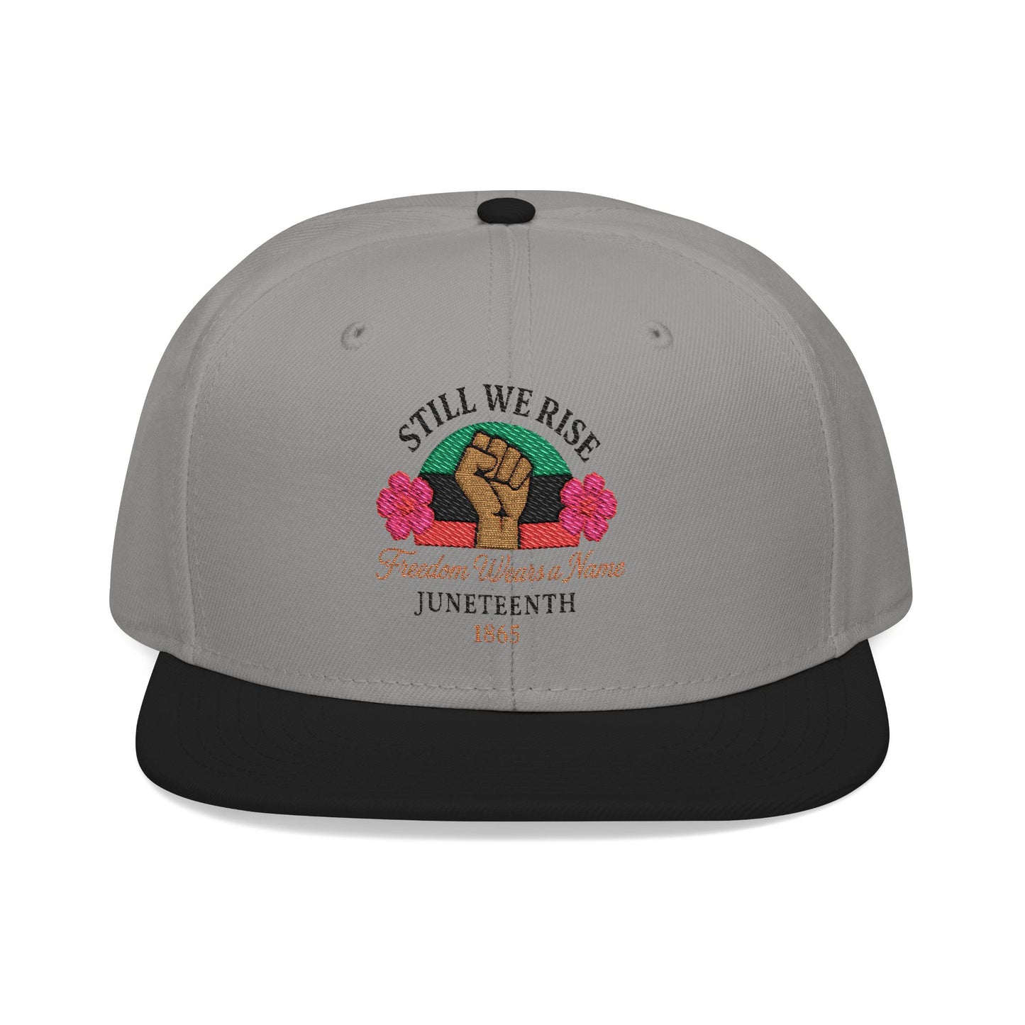 Empowering Juneteenth Snapback Hat, Still We Rise Cap