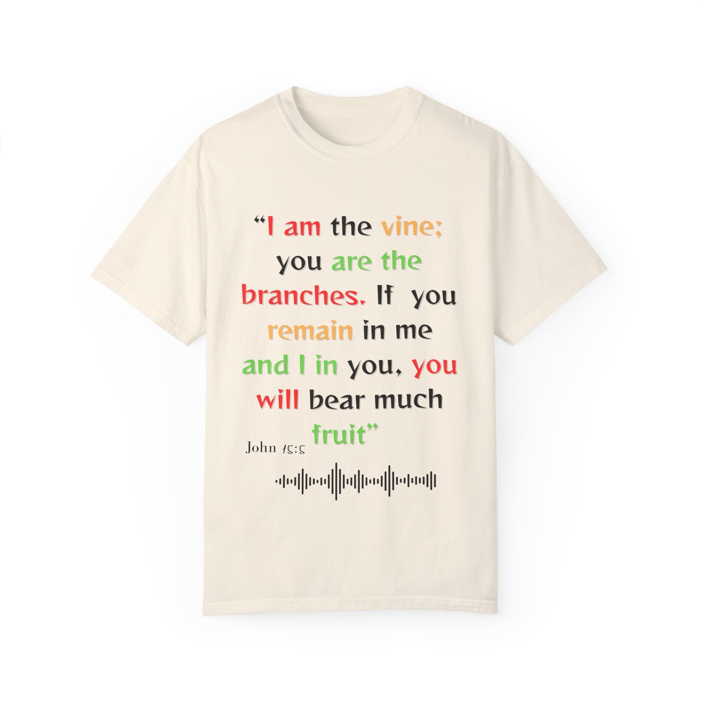 Inspirational Bible Verse Unisex Garment-Dyed T-Shirt