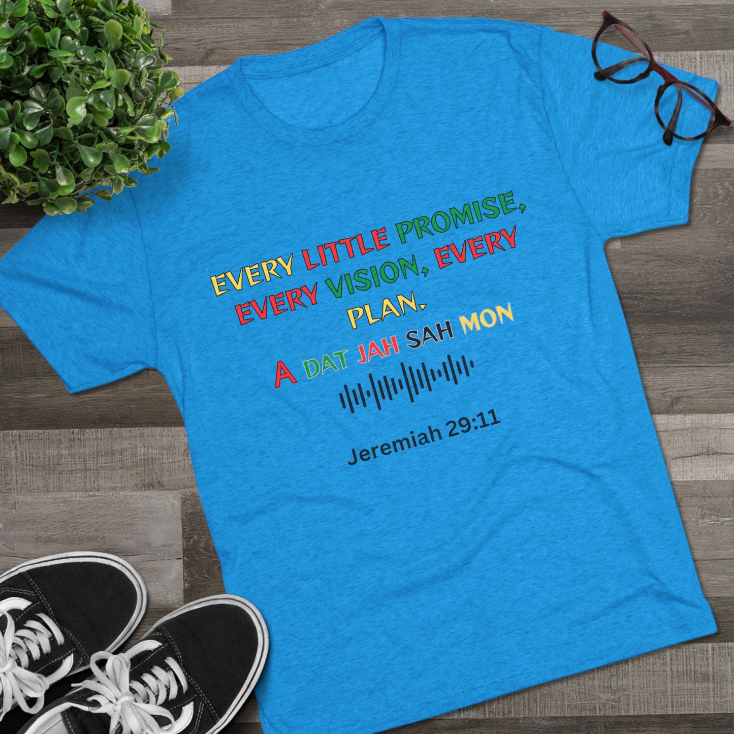 Inspirational Unisex Crew Tee - Every little promise