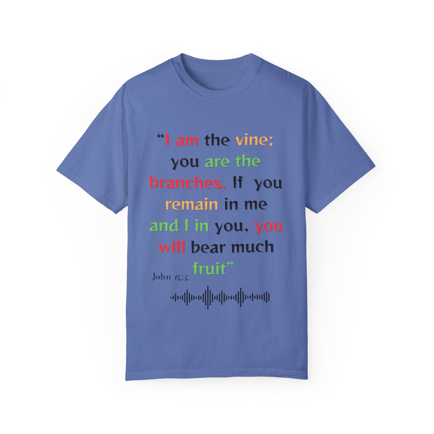 Inspirational Bible Verse Unisex Garment-Dyed T-Shirt